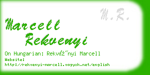 marcell rekvenyi business card